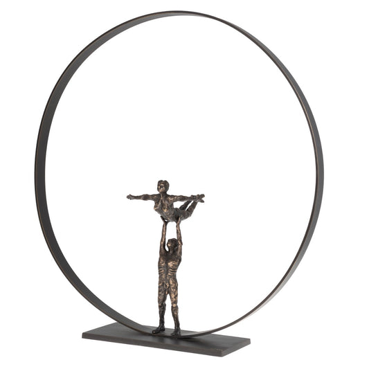 Bronze sculpture "Partnering" by Jacques Vanroose