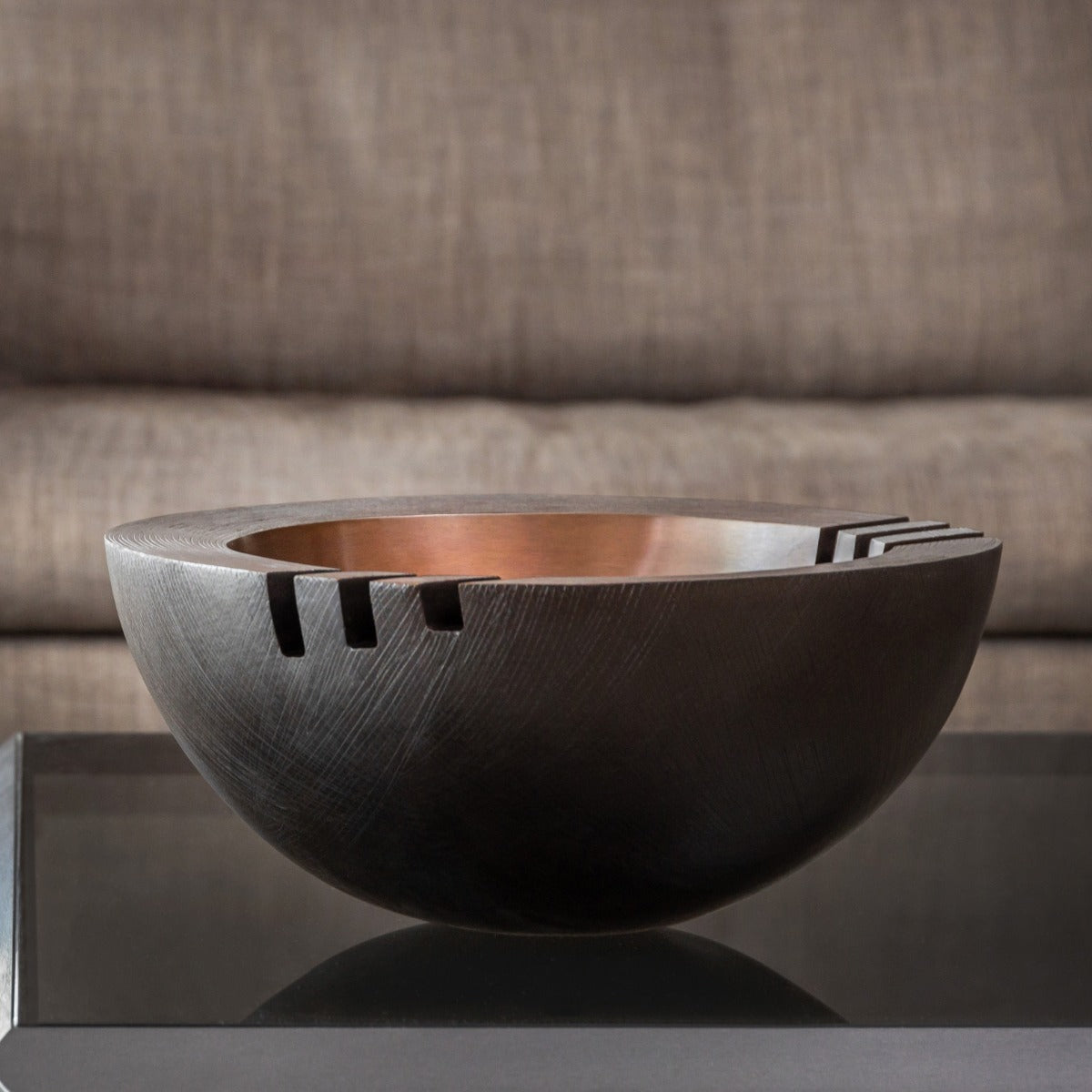Bronze bowls "Bronze Bowl" by Guy Buseyne 