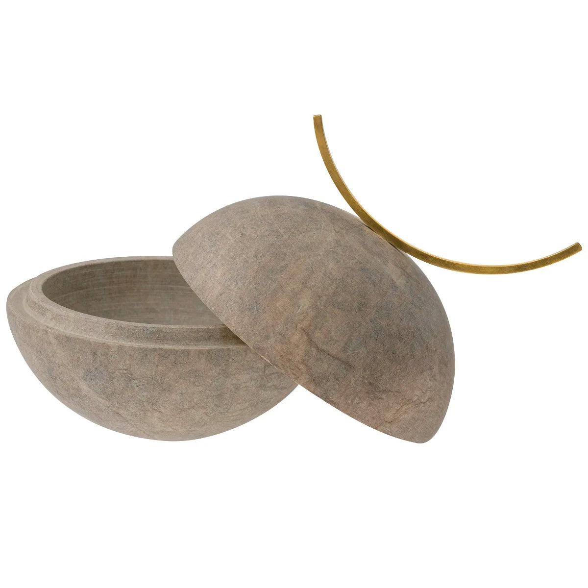 Soapstone box "Bola sabao" by Tatiana Queiroz 