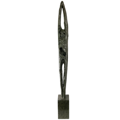 Bronzeskulptur "Silently" von Ann Vrielinck
