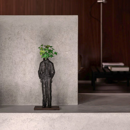 Bronze sculpture "Herbarium I" by Raffaella Benetti