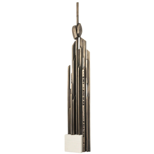 Bronzeskulptur "Lineair" von Guy Buseyne