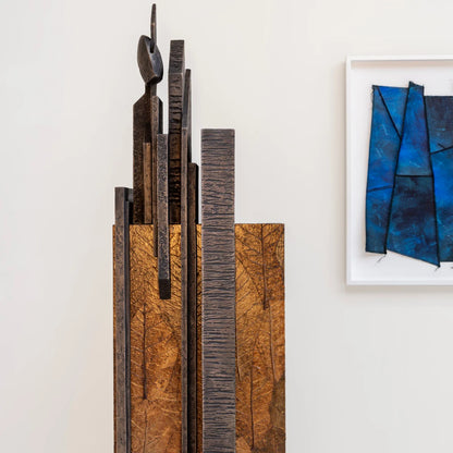 Bronzeskulptur "Mutatio" von Guy Buseyne & Stéphanie Coutas