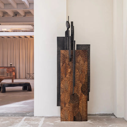 Bronzeskulptur "Mutatio" von Guy Buseyne & Stéphanie Coutas