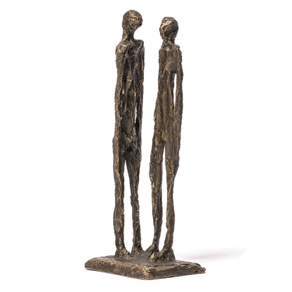 Bronze sculpture "To Reason" by Ann Vrielinck 
