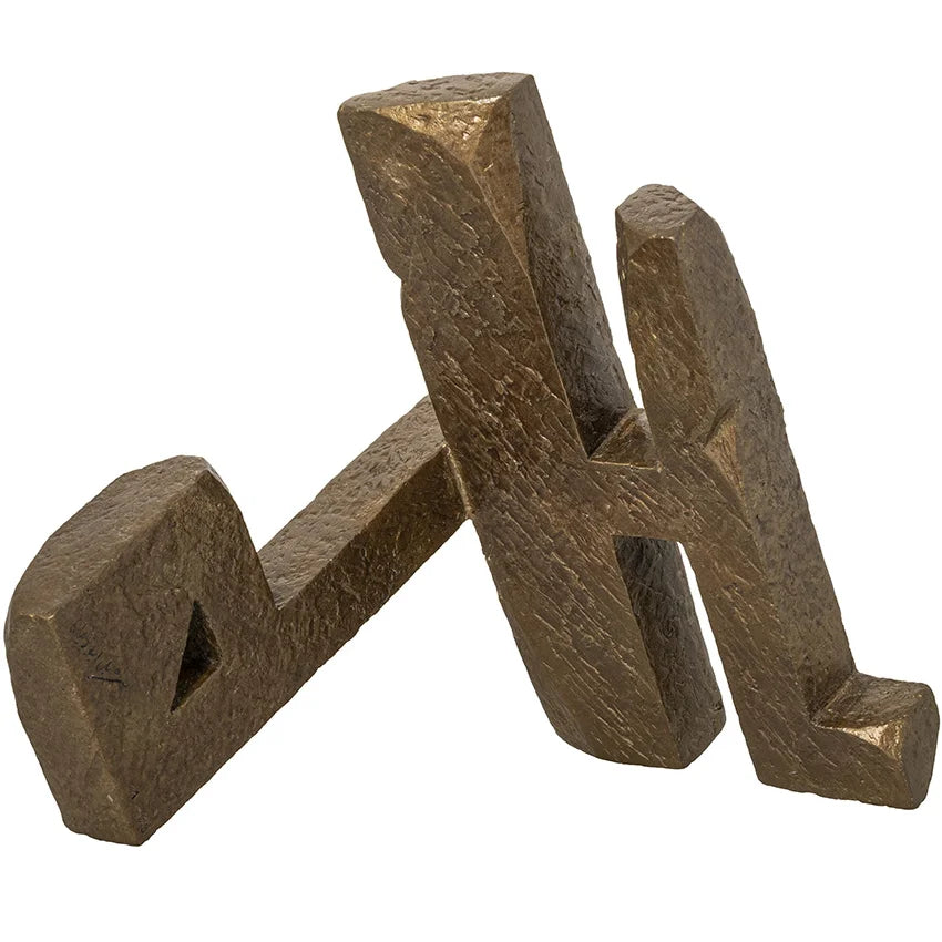 Bronzeskulptur "Silent Language - Hope" von Charbel Abou Zeidan