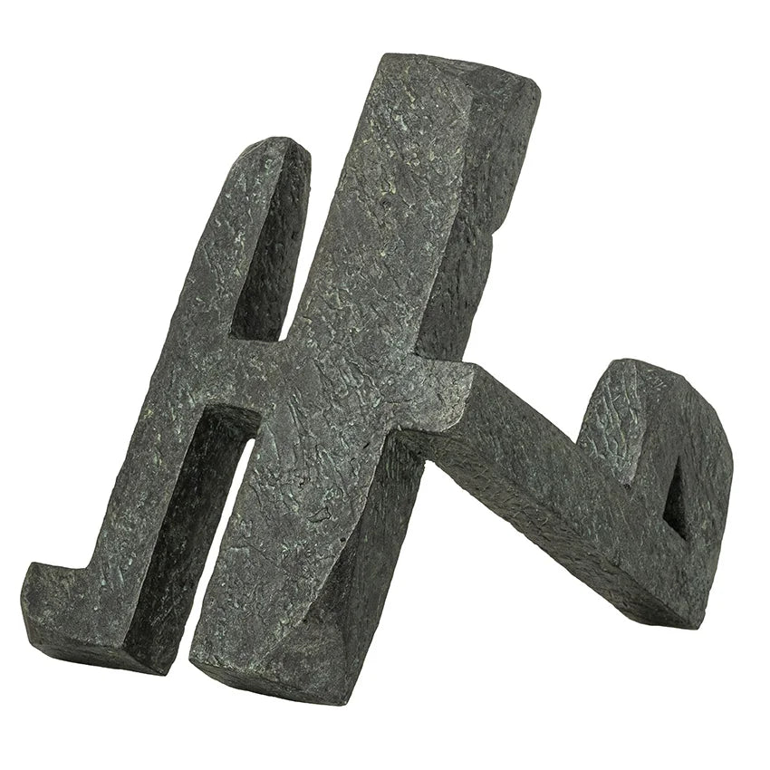 Bronzeskulptur "Silent Language - Hope" von Charbel Abou Zeidan