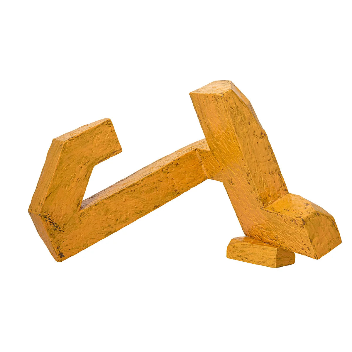 Bronzeskulptur "Silent Language - Love" von Charbel Abou Zeidan