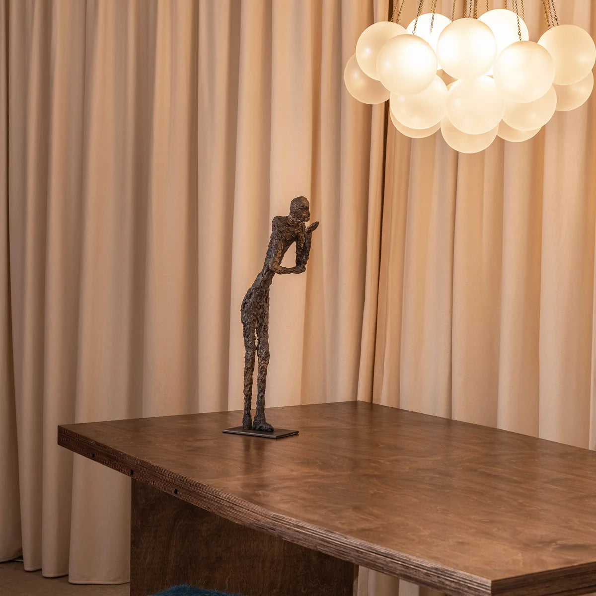 Bronzeskulptur "To Blow" von Ann Vrielinck