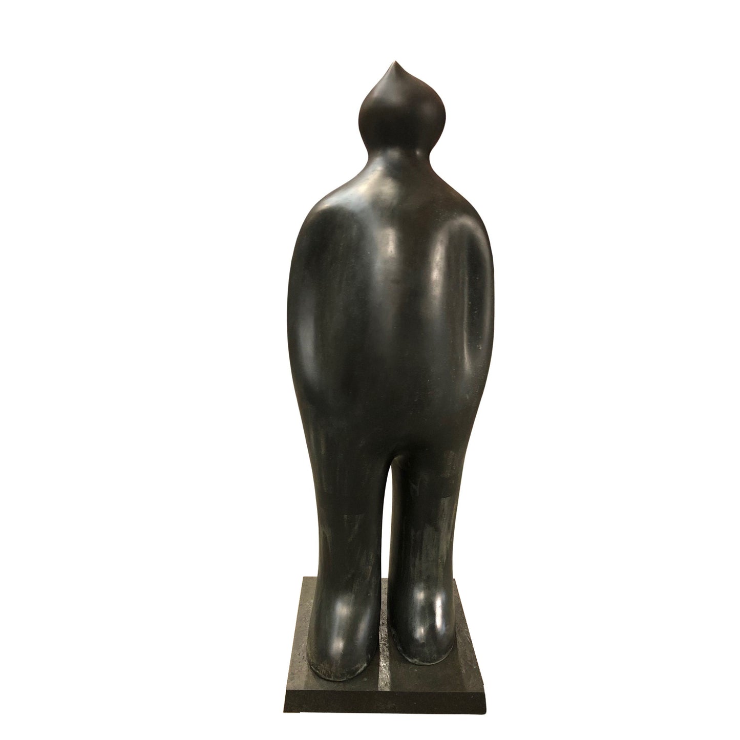 Skulptur "The Visitor 120 - Bronze" von Guido Deleu