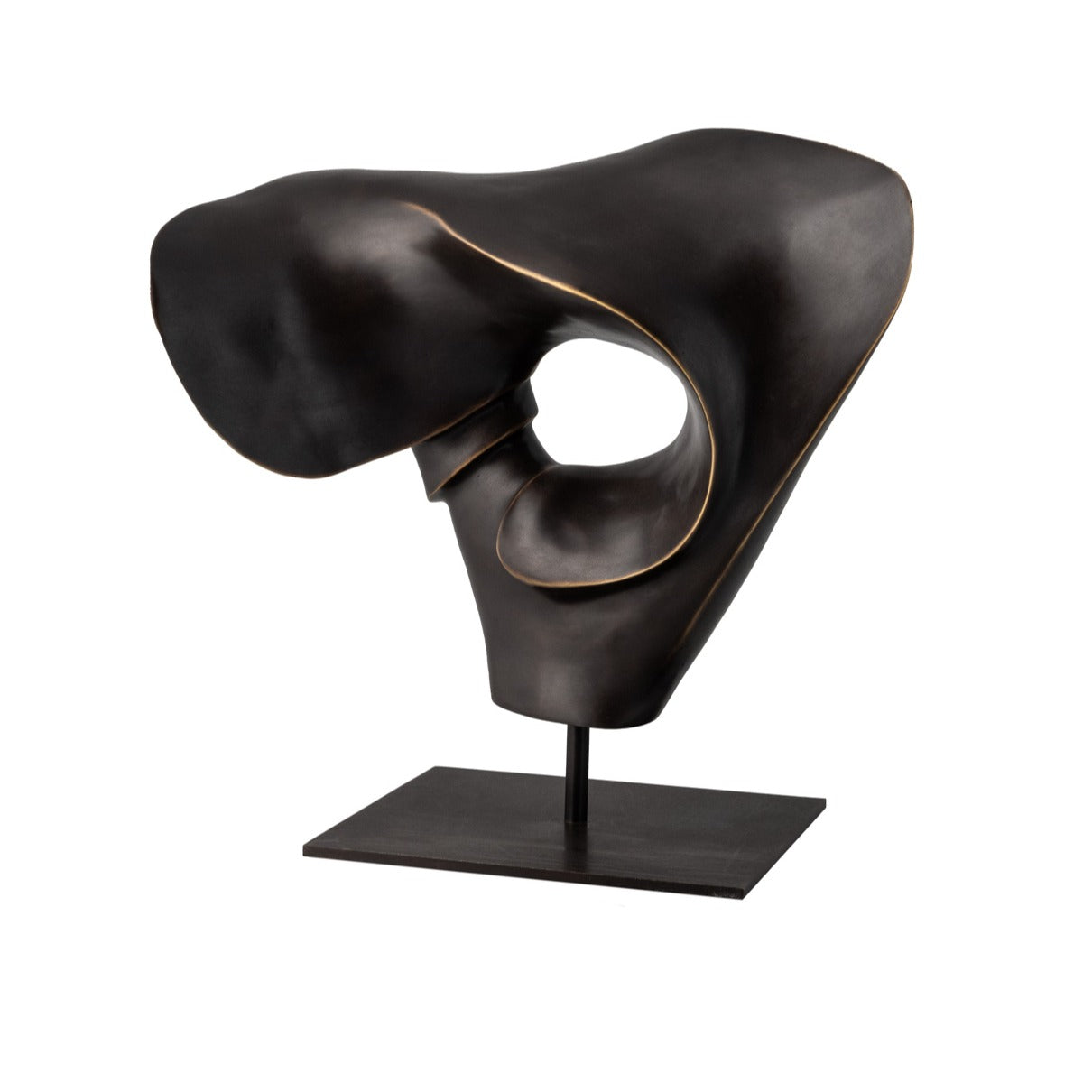 Bronzeskulptur "Cambio Direzone" von Armando Di Nunzio