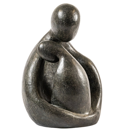 Bronze sculpture "Affection" by Mieke Deweerdt 