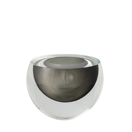 Glass bowl "Drop Flat" by Seguso 