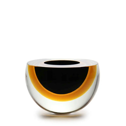 Glass bowl "Drop Flat" by Seguso 