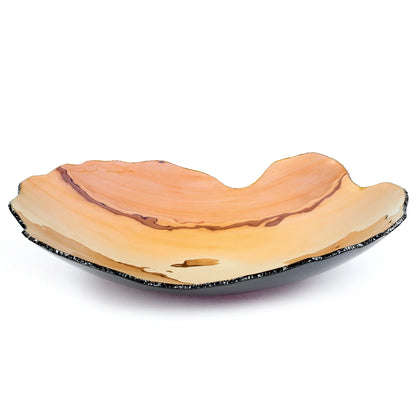 Glass bowl "Mapa" by Regina Medeiros
