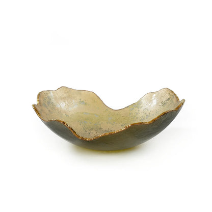 Glass bowl "Mapa" by Regina Medeiros