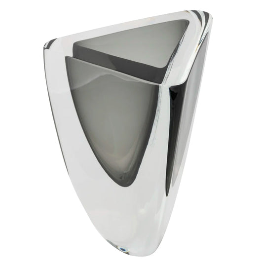 Glass vase "Vase Triangle 4" by Seguso