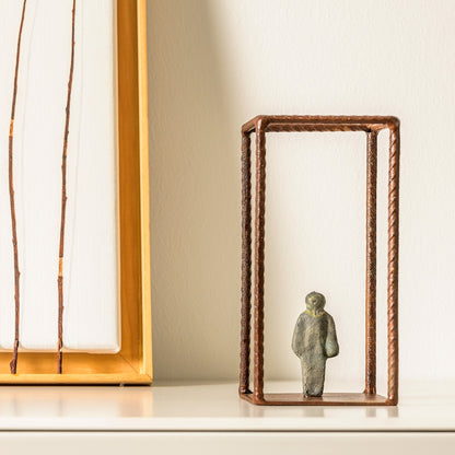 Bronze sculpture "The Window Room" by Erli Fantini 