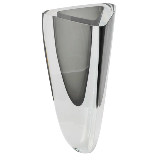 Glass vase "Vase Triangle 3" by Seguso