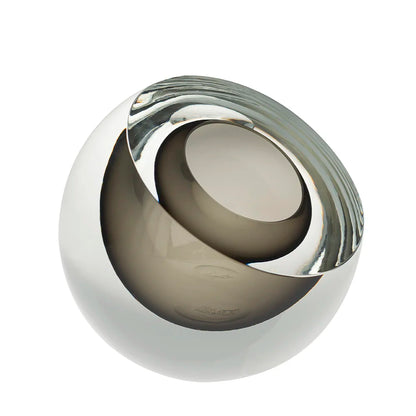 Glass bowl "Drop Diagonal" by Seguso