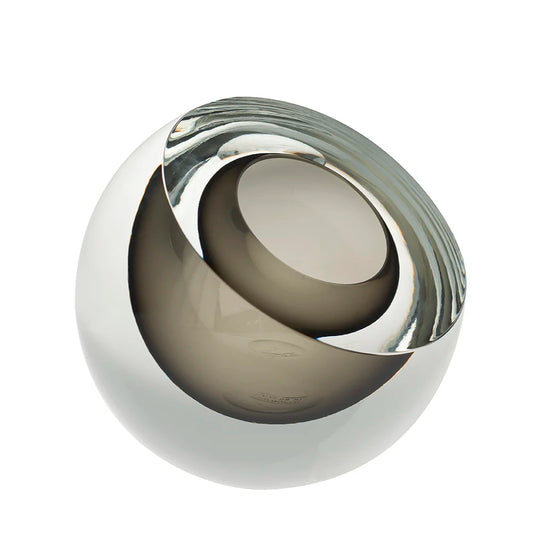 Glass bowl "Drop Diagonal" by Seguso
