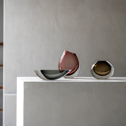 Glass vase "Vase Canoe 160" by Seguso