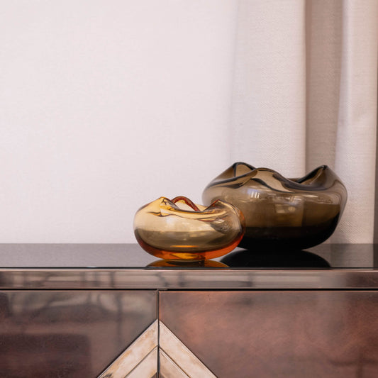 Glass vase "Vase Ocean" by Seguso