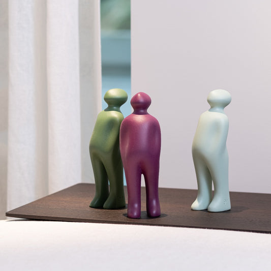 Skulptur "The Visitor" von Guido Deleu