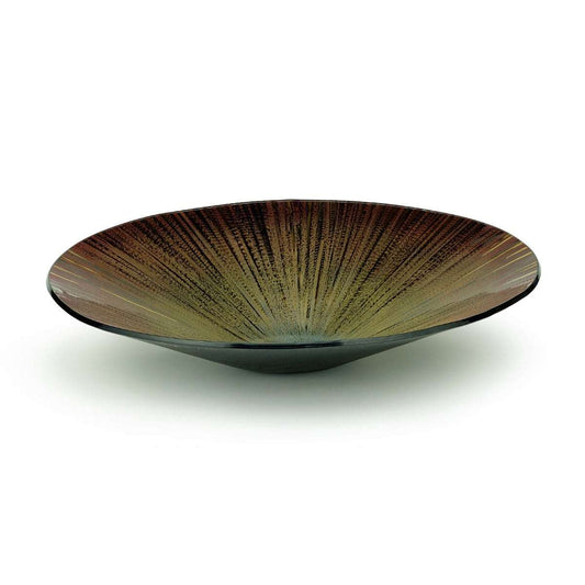 Glasschale "Bateia Bronze" von Regina Medeiros