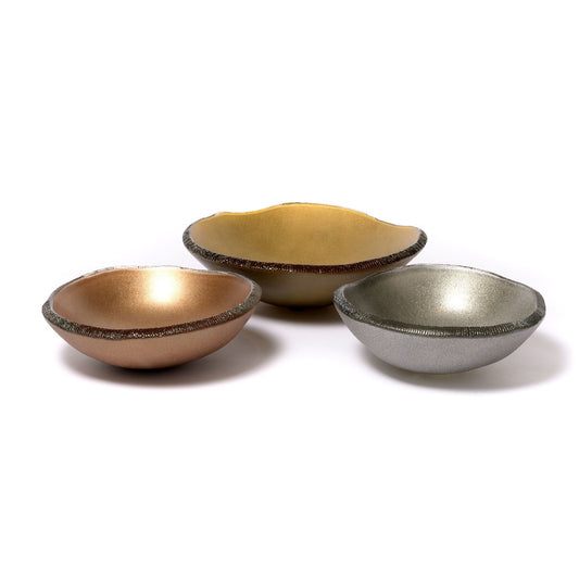 Glasschale "Bowl Topo Listrado" von Regina Medeiros
