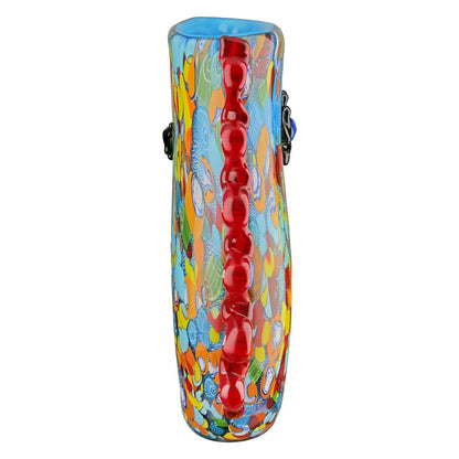 Sculpture "Face Vase - Froozen" made of glass