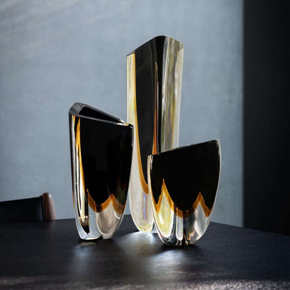 Glasvase "Vase Triangle" von Seguso