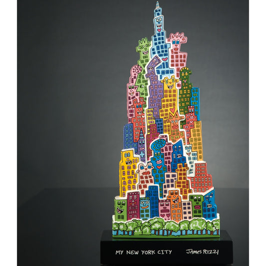 Porcelain sculpture "The City that Never Sleeps" by James Rizzi - limited to 199 pieces