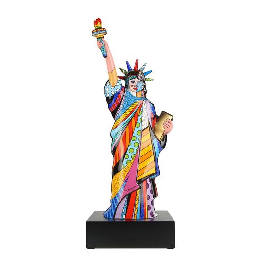 Porcelain sculpture "Liberty" by Romero Britto
