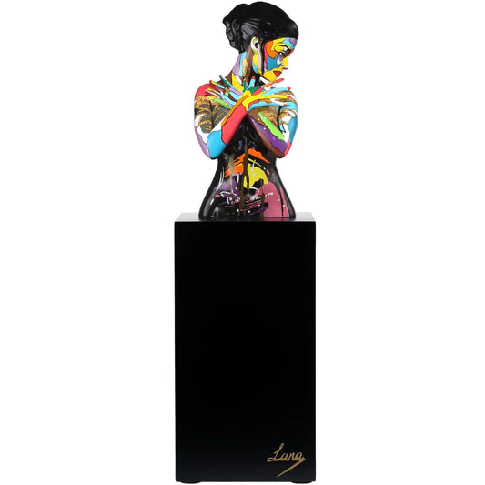 Porzellanskulptur "Fire in the Belly" von Lana Frey