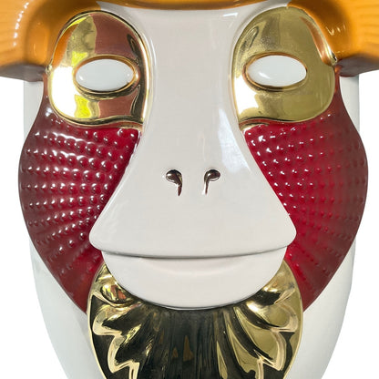 Ceramic vase "Primates Brazza" by Elena Salmistraro-A/21/52+73 