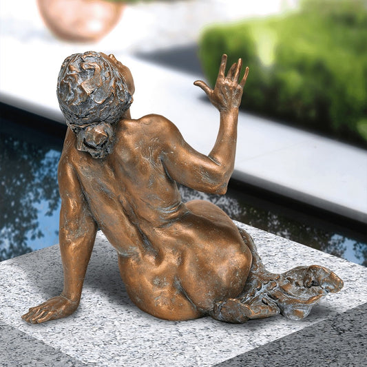 Bronze sculpture "Ligeia - The Bright-Toned One" by Pawel Andryszewski