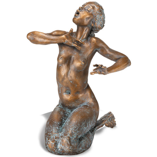 Ansicht der Sirenenfigur von vorne
