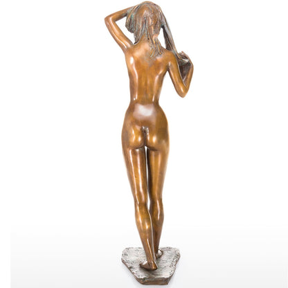 Edition Strassacker Bronzefigur "Die Nacht zerrinnt"