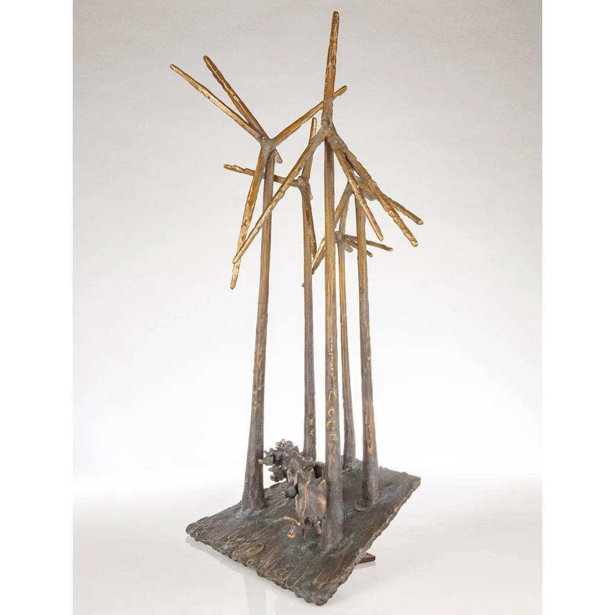 Bronzeskulptur "Windweide" von Kurtfritz Handel