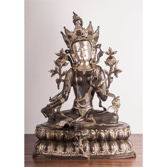 Black Tara made of brass