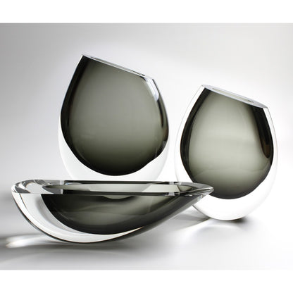 Glass vase "Vase Canoe 160" by Seguso