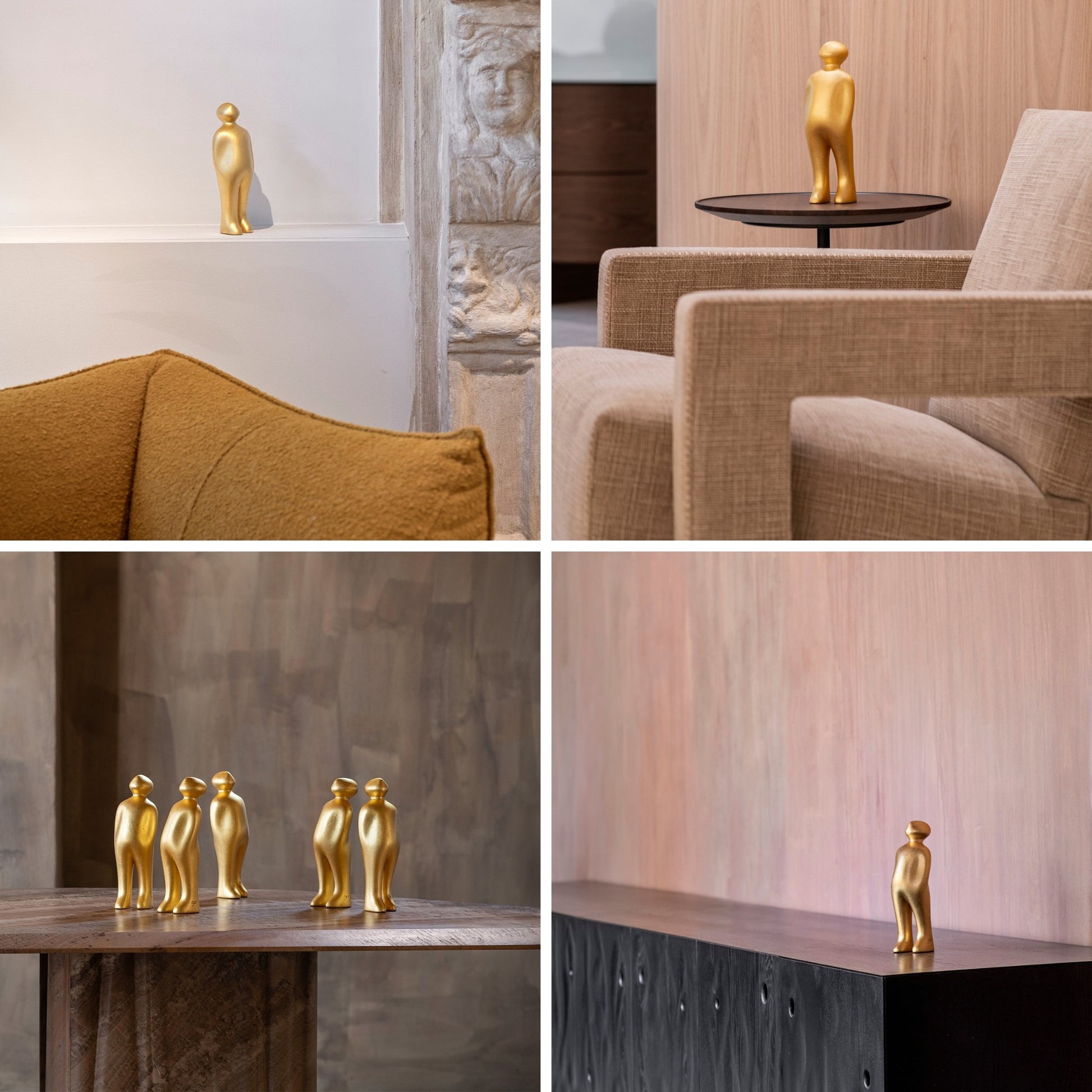 Visitor Gold Collage Innenraum